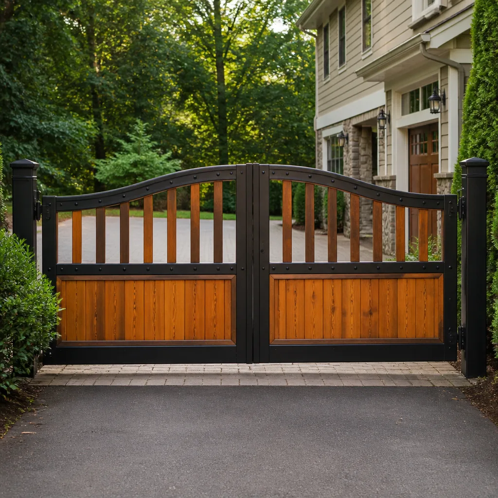 Wood & steel frame